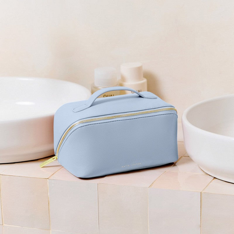 Katie Loxton Makeup Wash Bag Medium in Blue Aura KLB4076 lifestyle