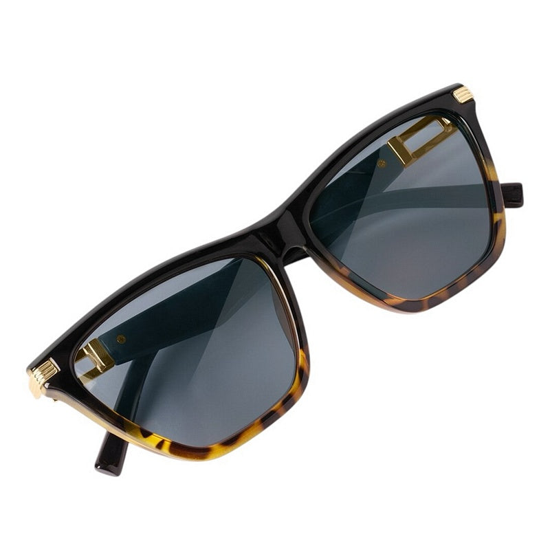 Katie Loxton Marbella Sunglasses Black Tortoiseshell Gradient KLSG088 folded