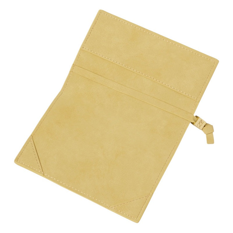 Katie Loxton Passport Cover Beach Please Butter Yellow KLB4534 open
