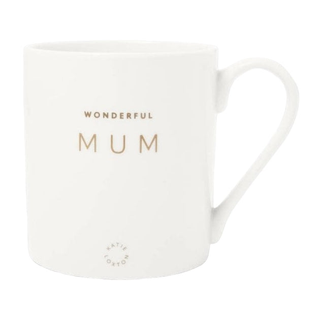 Katie Loxton Porcelain Mug Wonderful Mum Boxed KLCW122 front