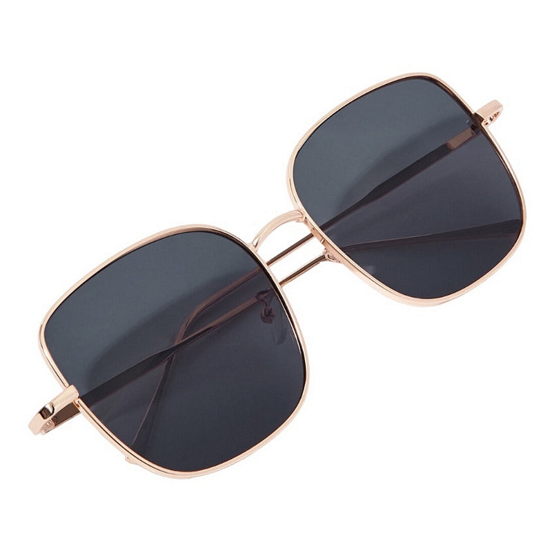 Katie Loxton Sahara Sunglasses in Gold KLSG049 folded