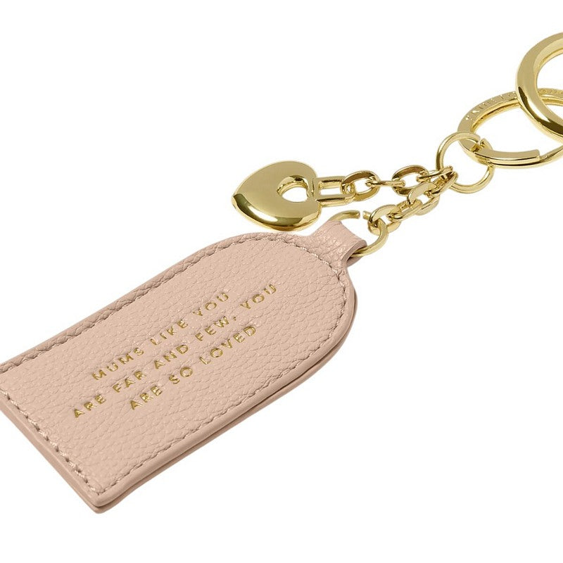 Katie Loxton Keepsake Charm Keyring Mum in Nude Pink KLB3403 angle