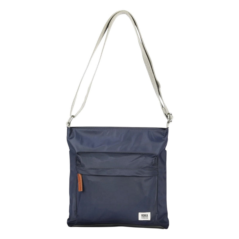 Kennington Recycled Nylon Crossbody Medium Midnight Blue front