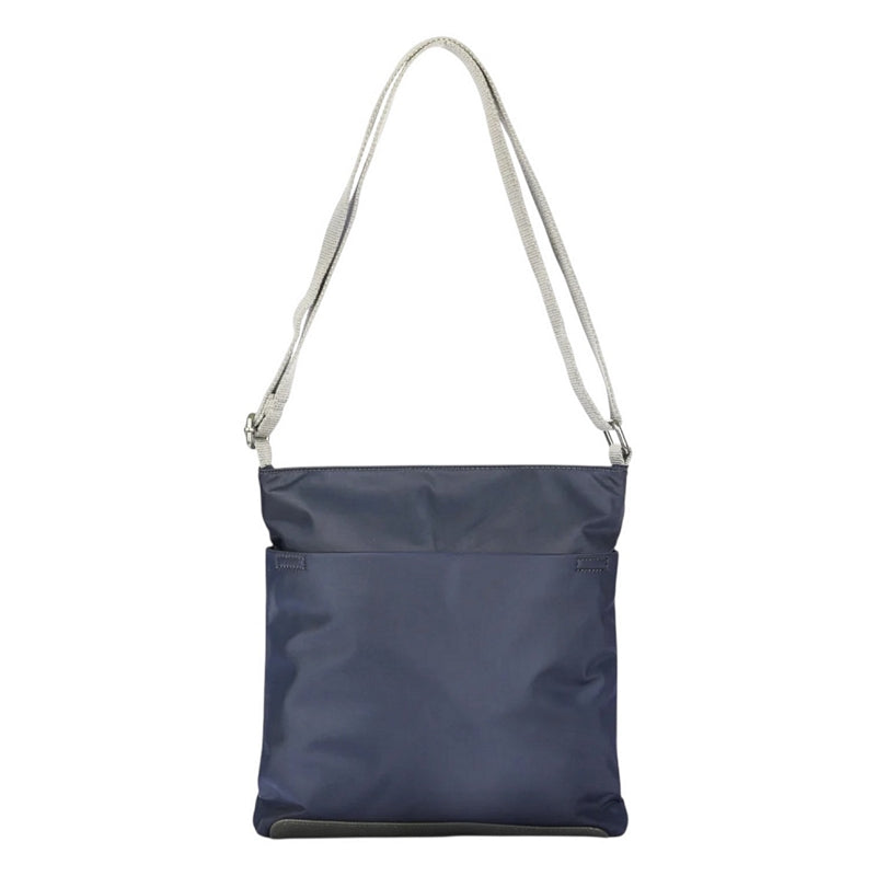 Kennington Recycled Nylon Crossbody Medium Midnight Blue rear