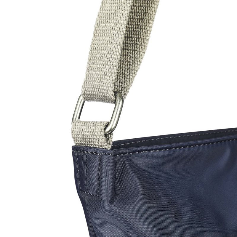 Kennington Recycled Nylon Crossbody Medium Midnight Blue strap