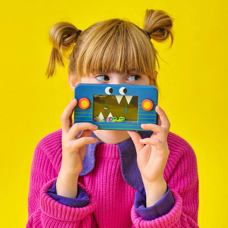 Kidoki Hungry Monster Wooden Water Game KID48-A-F in use