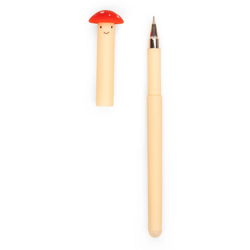 Kikkerland Erasable Mushroom Pen 4373 open
