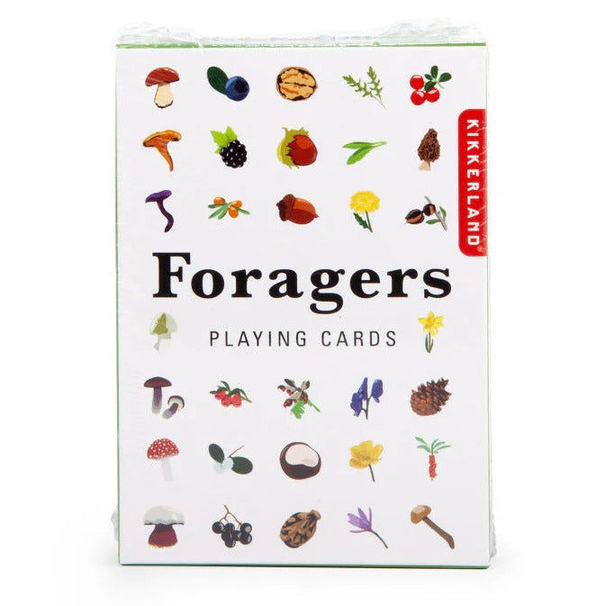 Kikkerland Foragers Playing Cards Pack GG132 front