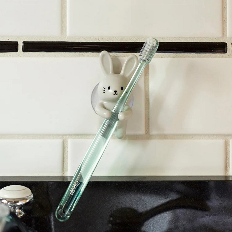 Kikkerland Kid's Rabbit Toothbrush Holder HH55 lifestyle