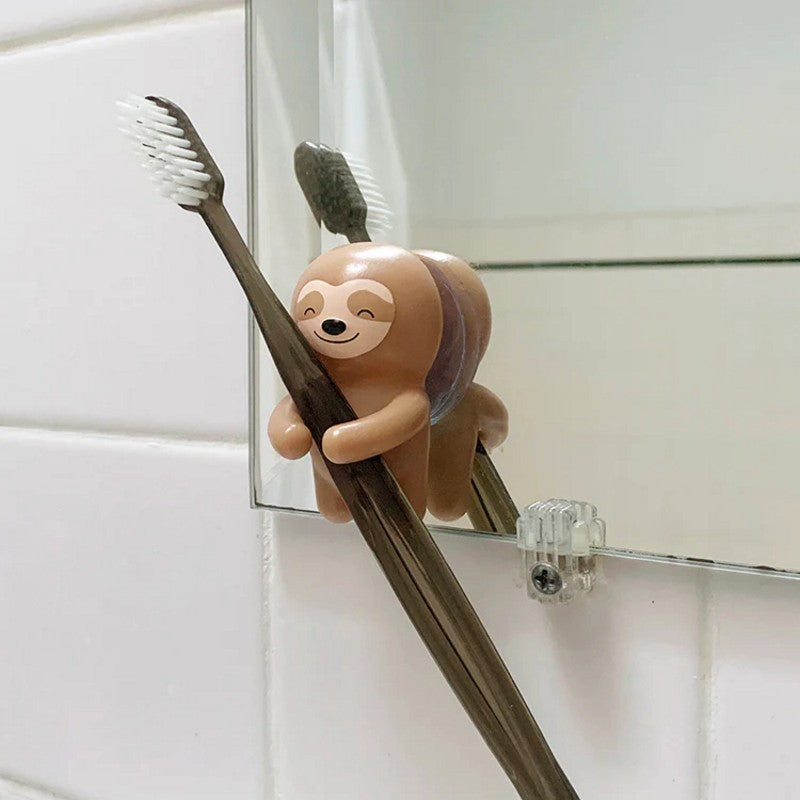 Kikkerland Kid's Sloth Toothbrush Holder HH57 lifestyle