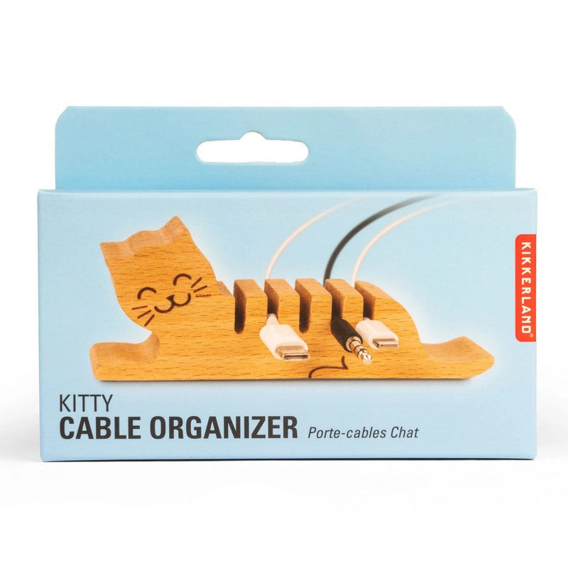 Kikkerland Kitty Cat Multi-Cable Organiser US244 box front