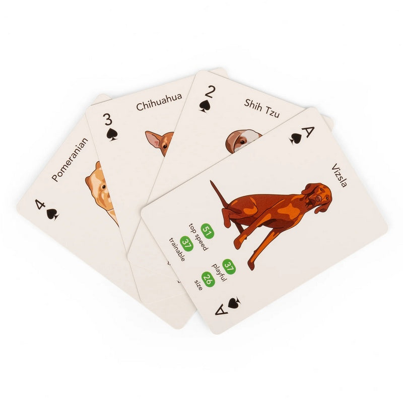 Kikkerland Paws & Play Playing Cards Pack open