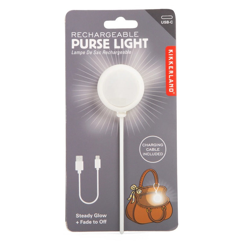 Kikkerland Rechargeable Purse Light FL67 package