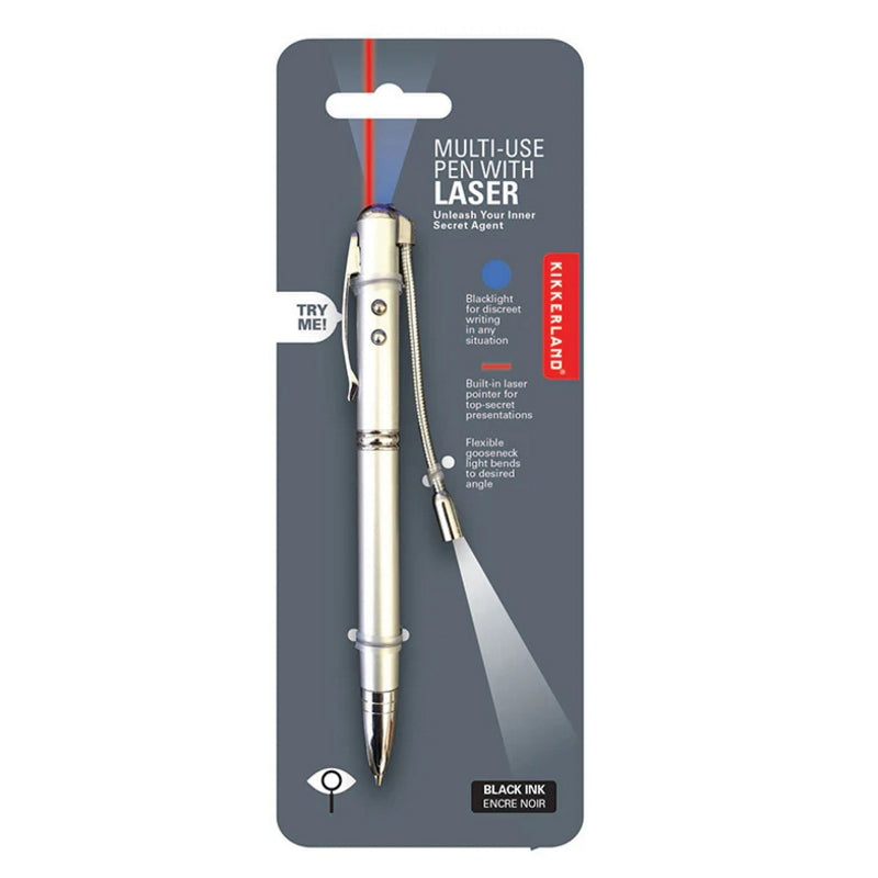 Kikkerland Spy Pen with Light 4371-EU packaging