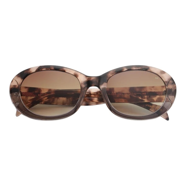 Kjaerbede Anma Sunglasses Coquina-Grey Transparent KL2408-002 folded