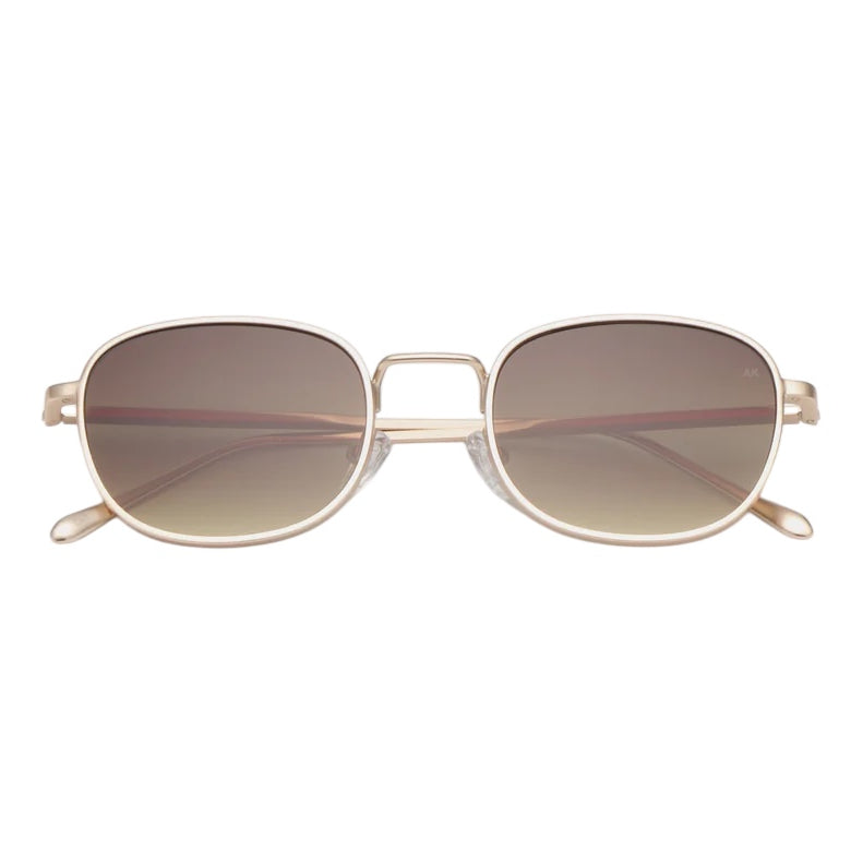 Kjaerbede Hello Sunglasses Matte Gold KL2505-008 folded