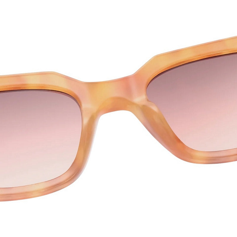 Kjaerbede Kaws Sunglasses Burnt Amber KL2310-011 bridge detail