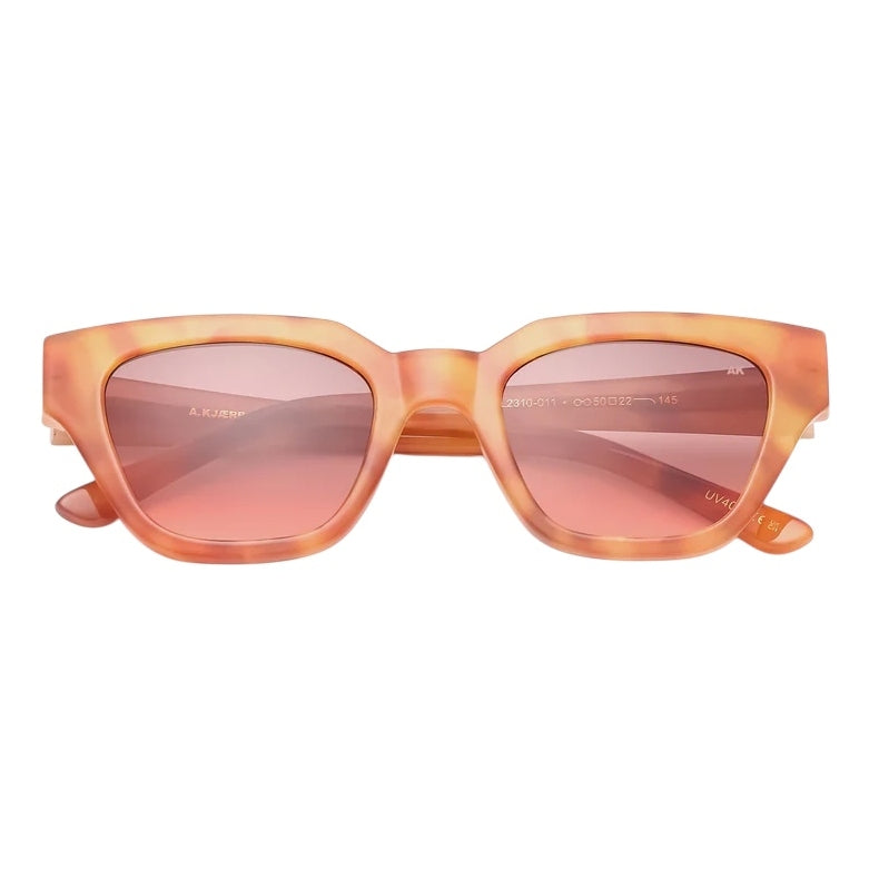 Kjaerbede Kaws Sunglasses Burnt Amber KL2310-011 folded