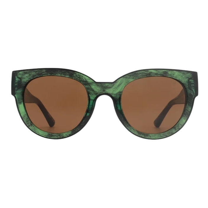 Kjaerbede Lilly Sunglasses Green Marble KL2215-004 front