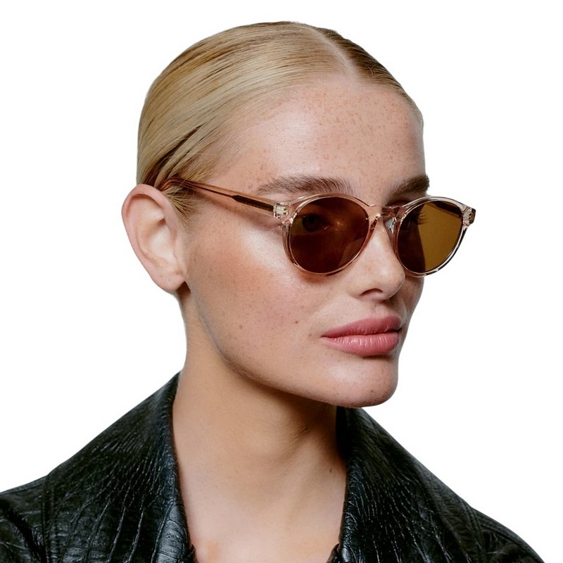 Kjaerbede Marvin Sunglasses Champagne KL1708-8 on female model side