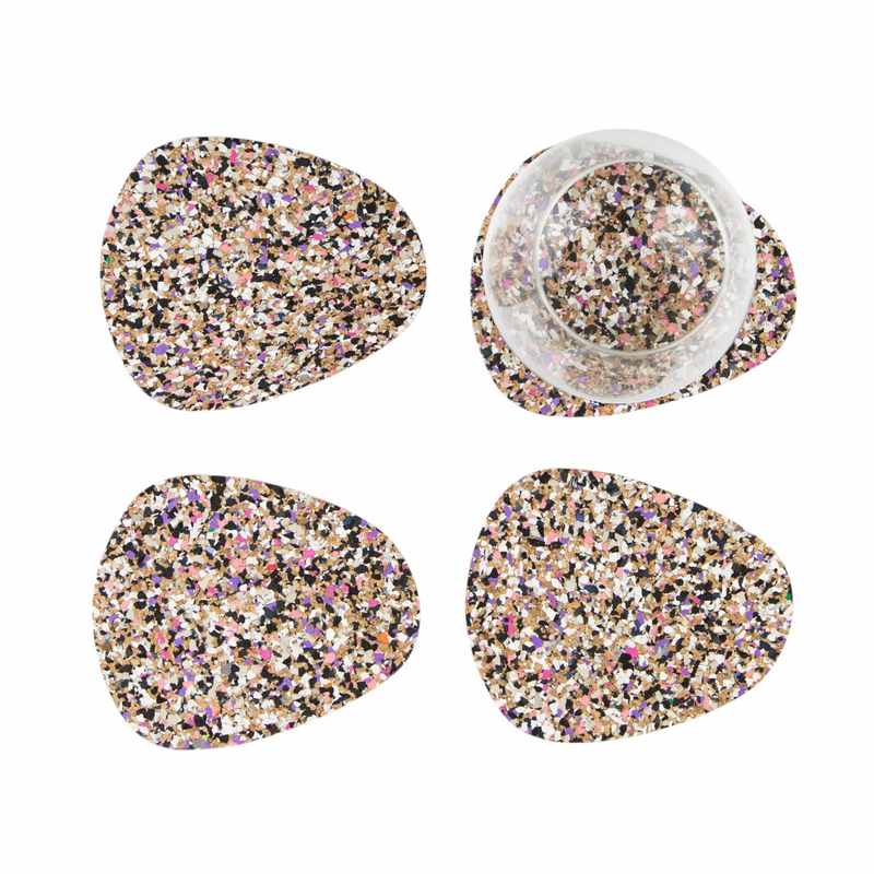 Liga Eco Living Beach Clean Coaster Set Pebble BC-PEB-CST-SET set 4