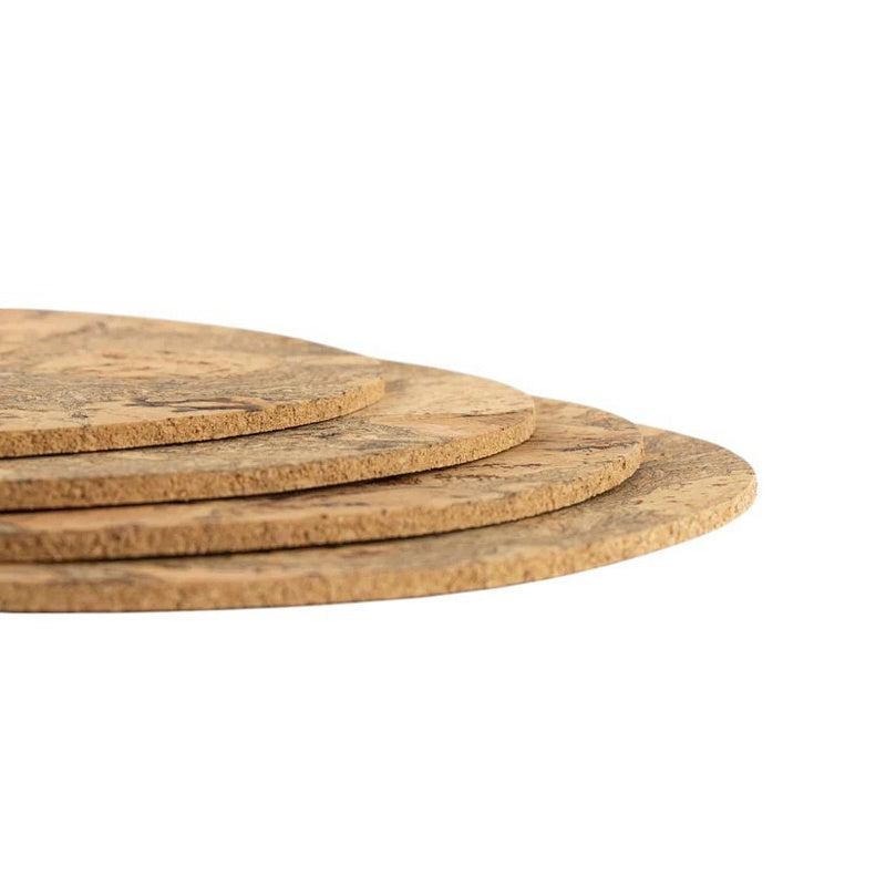 Liga Eco Living Natural Cork Placements Round Set IG-ROU-PM-SET detail