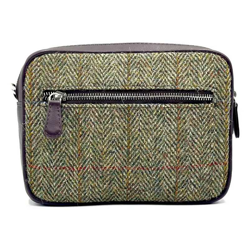 Maccessori Country Green Tweed Camera Bag rear