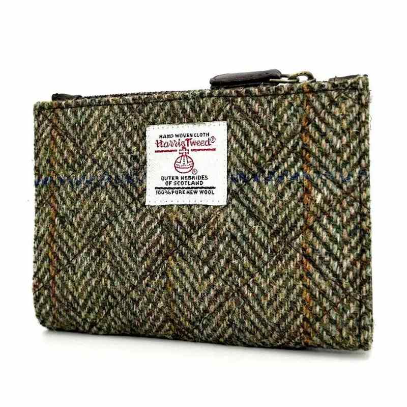 Maccessori Country Green Tweed Quilt Slim Purse CB2408-C001T side