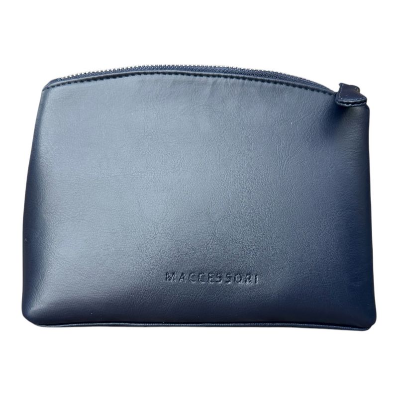 Maccessori Sky Blue Harris Tweed Cosmetic Bag rear