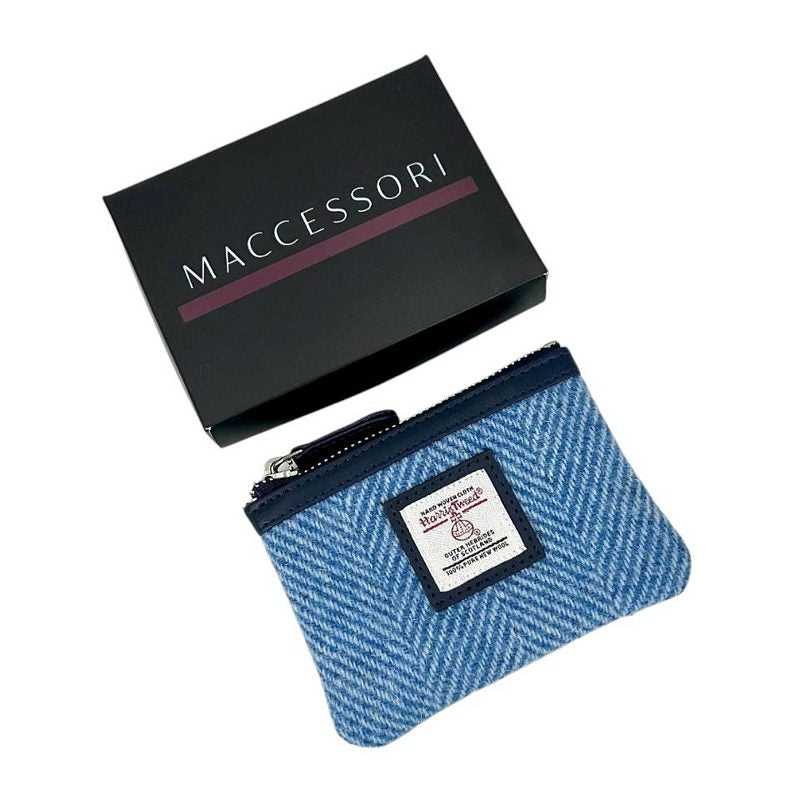 Maccessori Sky Blue Herringbone Coin Purse CB3026-1904C5 packaging