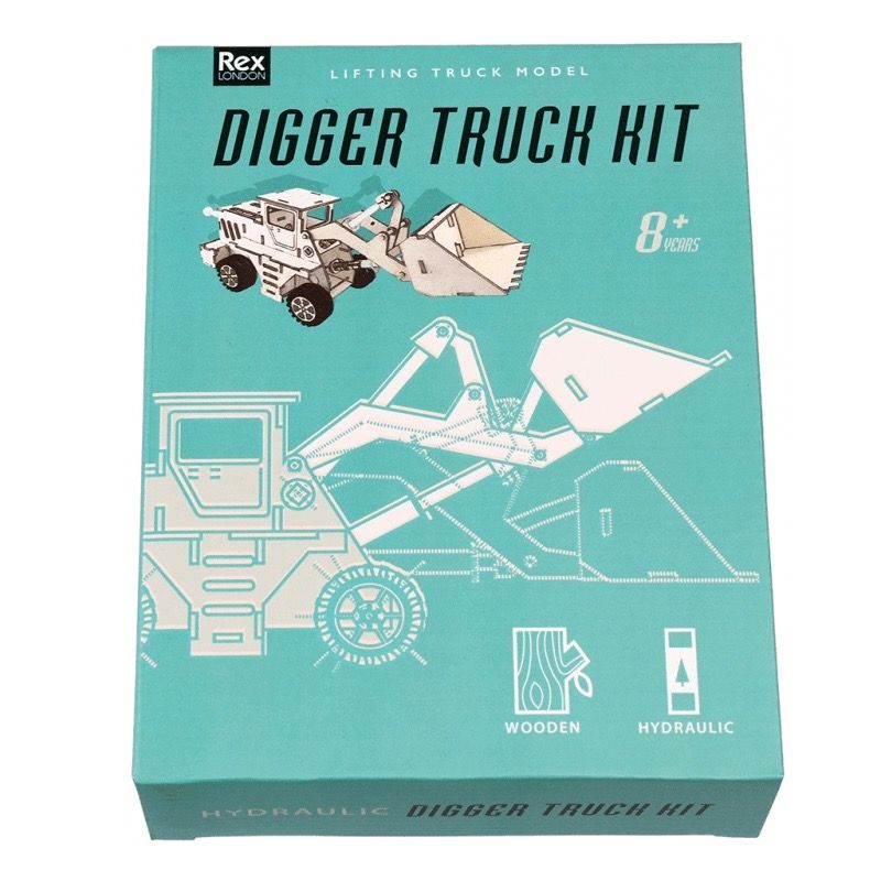 Make Your Own Hydraulic Digger Truck Kit 29212 box front