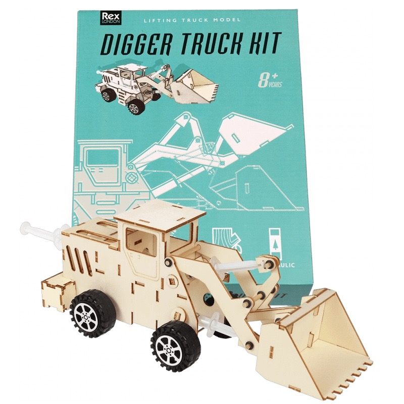 Make Your Own Hydraulic Digger Truck Kit 29212 main