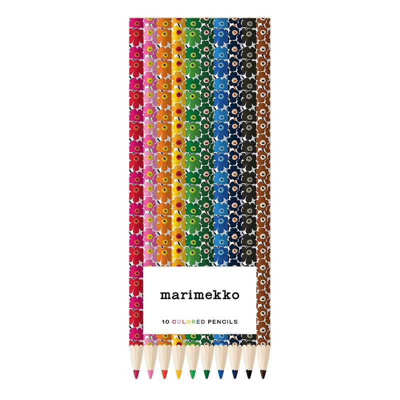 Marimekko Colour Unikko Pencils x 10