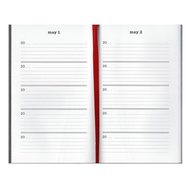 Marimekko One Line A Day Five-Year Book Red inside