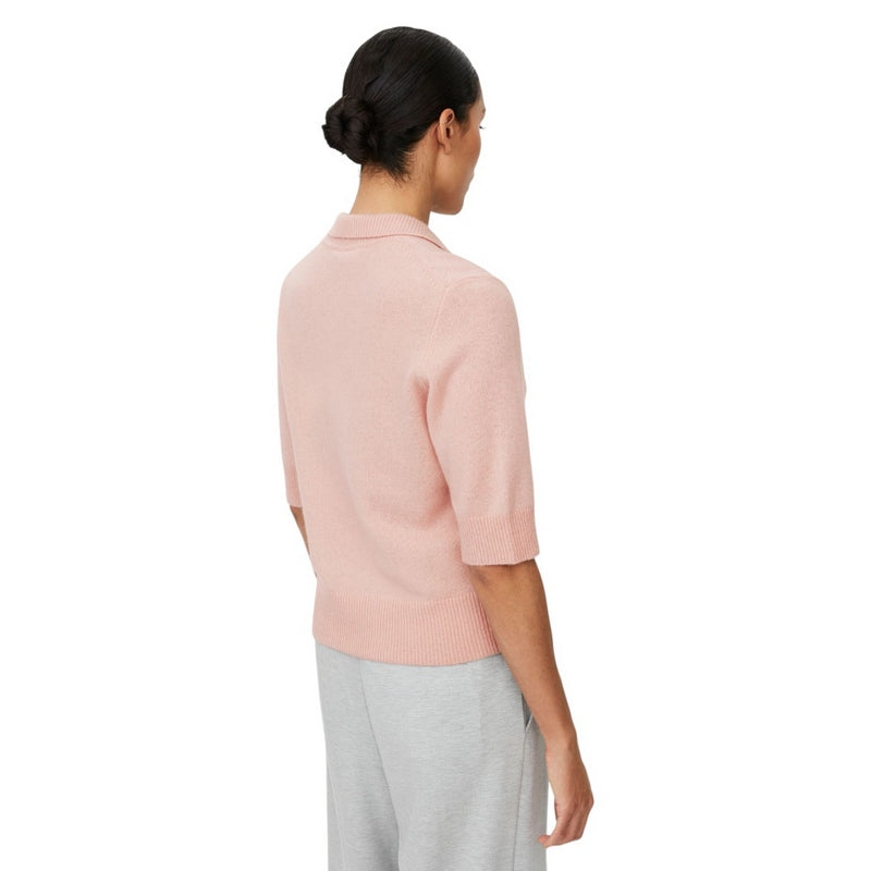 Masai Clothing Fynoria Cashmere Touch Knitted Top Primrose 1011970-6055S on model rear