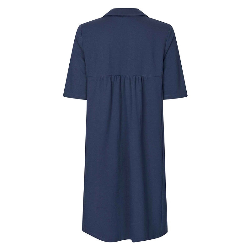 Masai Clothing Gavorana Tunic Dress in Navy Blazer 1012265-2002S rear
