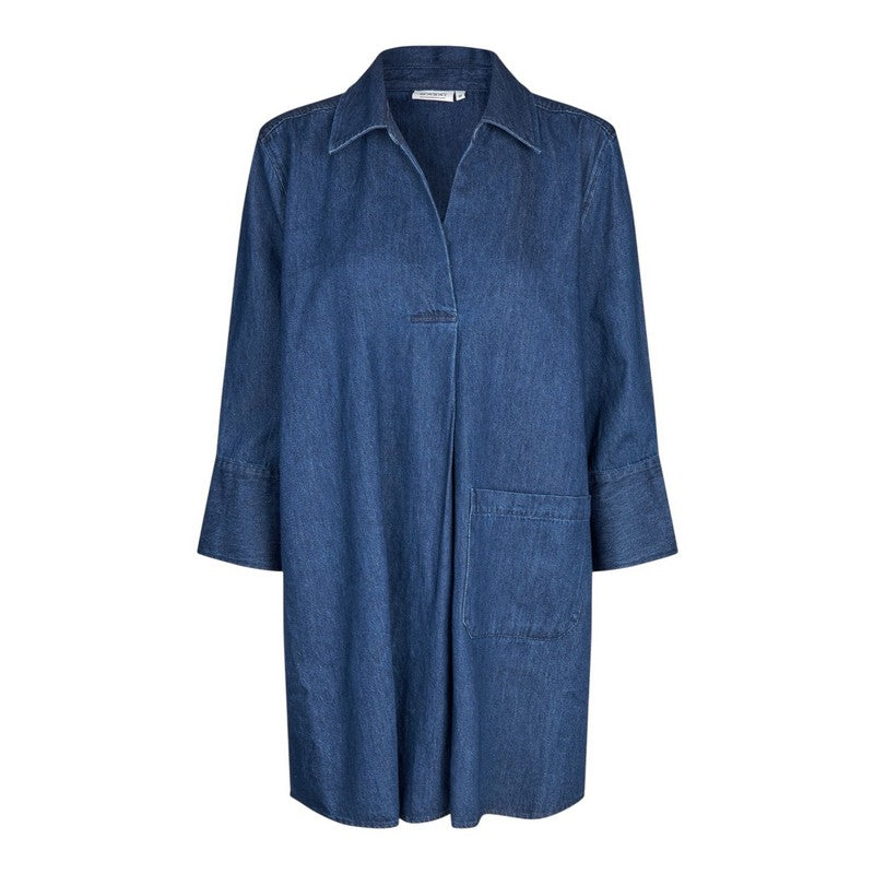 Masai Clothing Gisobela Tunic Dark Denim 1011966-2105S front