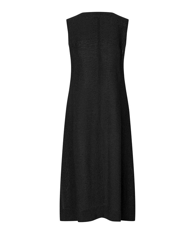 Masai Clothing Noreni Boucle Dress Black 1013025-0001S rear