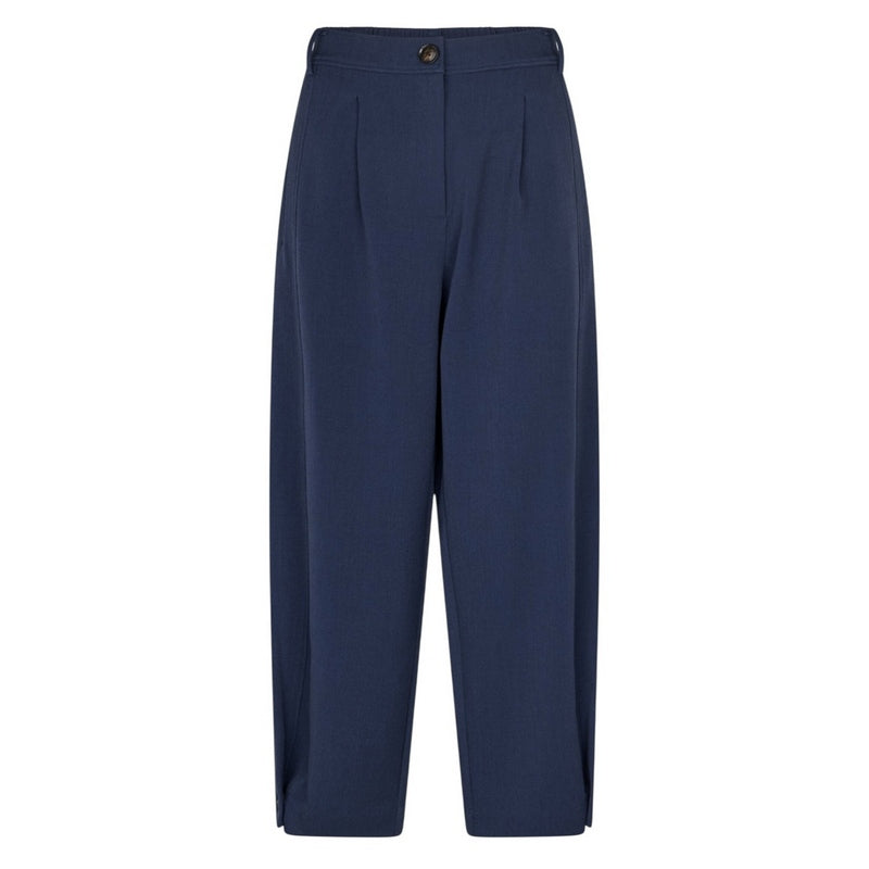 Masai Clothing Punna Flannel Trousers in Navy Blazer front