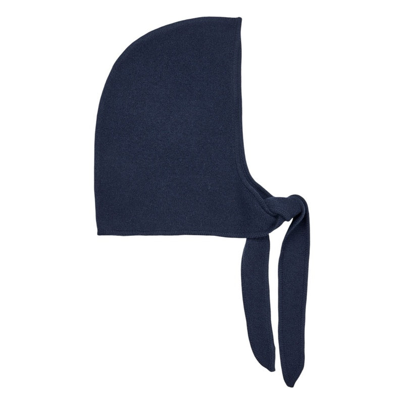 Masai Clothing Rhen Knitted Scarf in Dress Blue 1013162-2084S flat