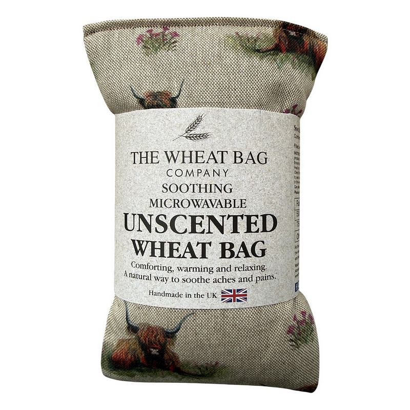 Microwavable Unscented Duo Wheatbag Highland Cow