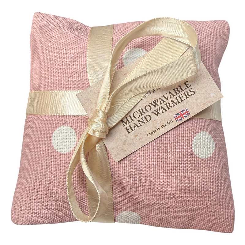 Microwavable Handwarmers Dotty Pink front