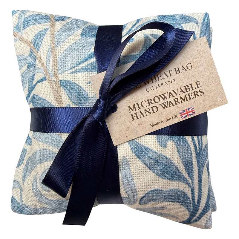 Microwavable Wheatbag Handwarmers Azure Willow front