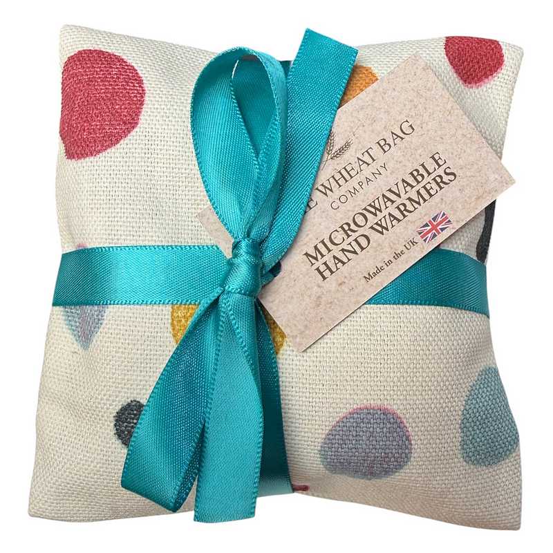Microwavable Wheatbag Handwarmers Multi Spots front