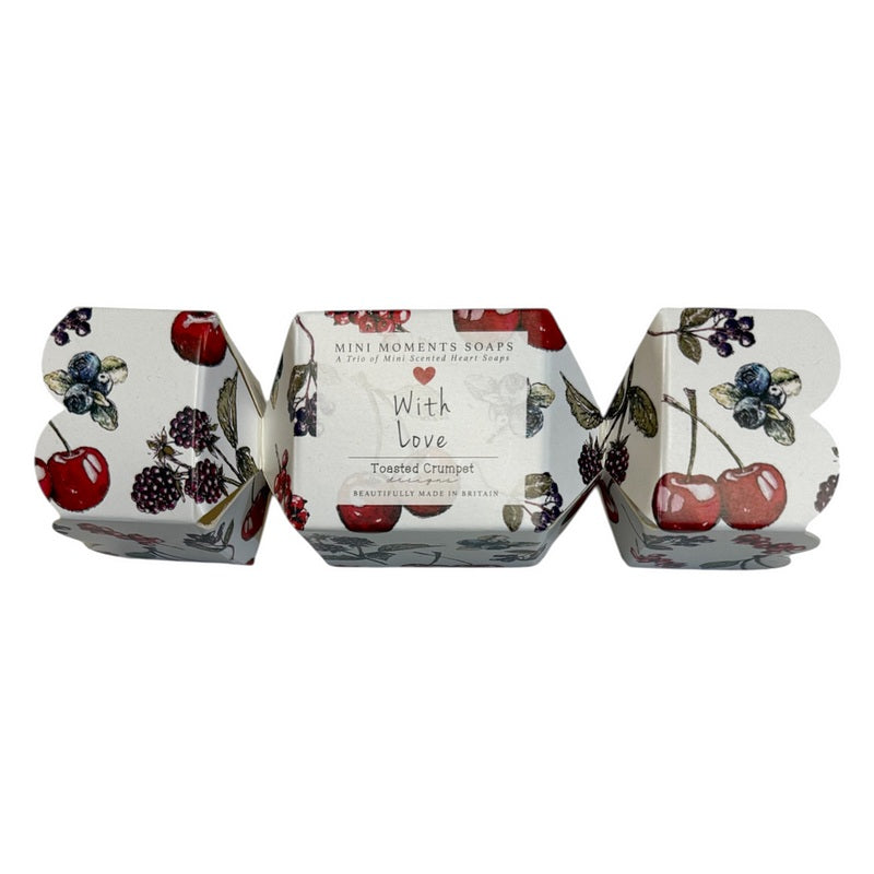 Mini Moments With Love Mon Cheri Boxed Trio of Heart Soaps MS81 front