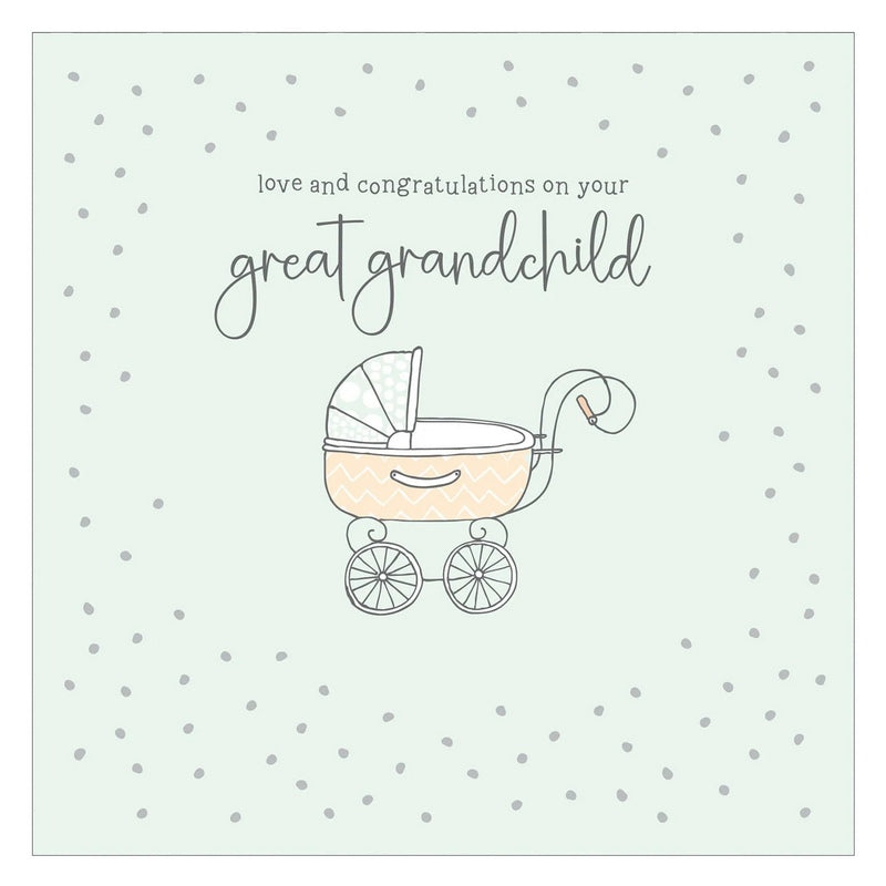 Molly Mae Congratulations on Your New Great Grandchild Card