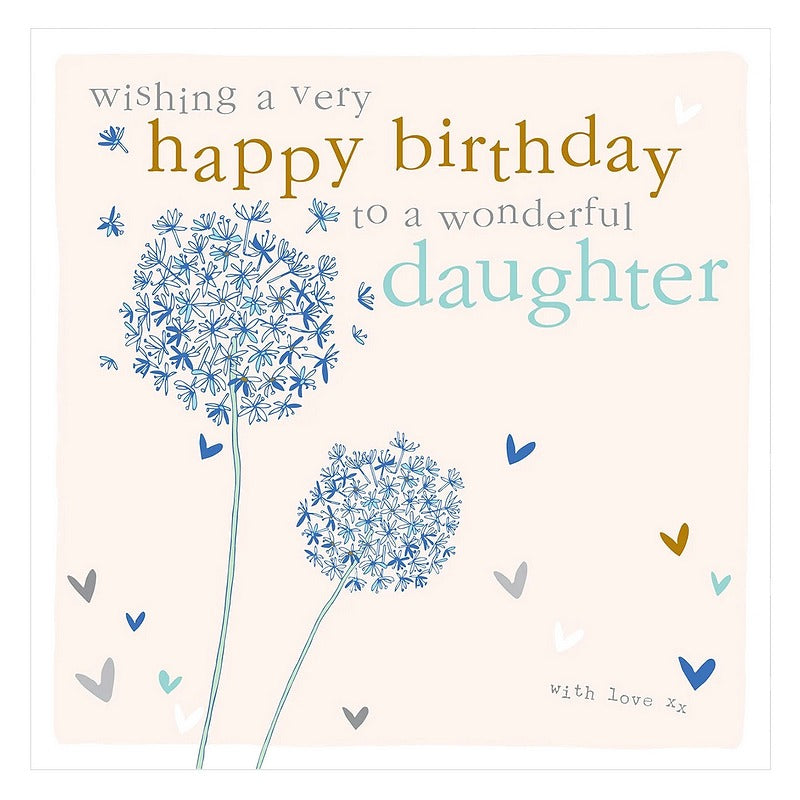 Molly Mae Happy Birthday Daughter Card FB89 front