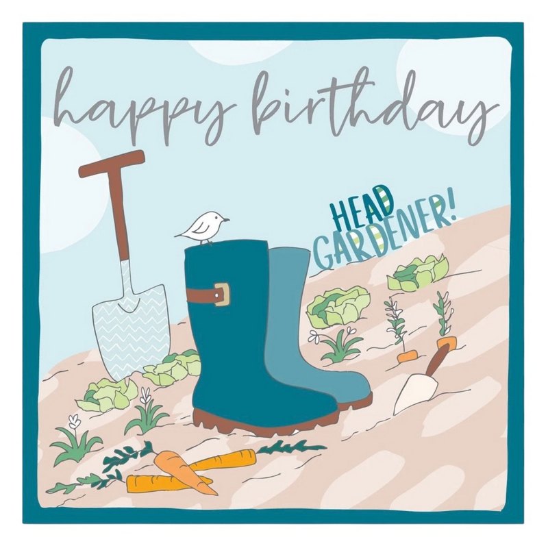 Molly Mae Head Gardener Happy Birthday Card OC14 front