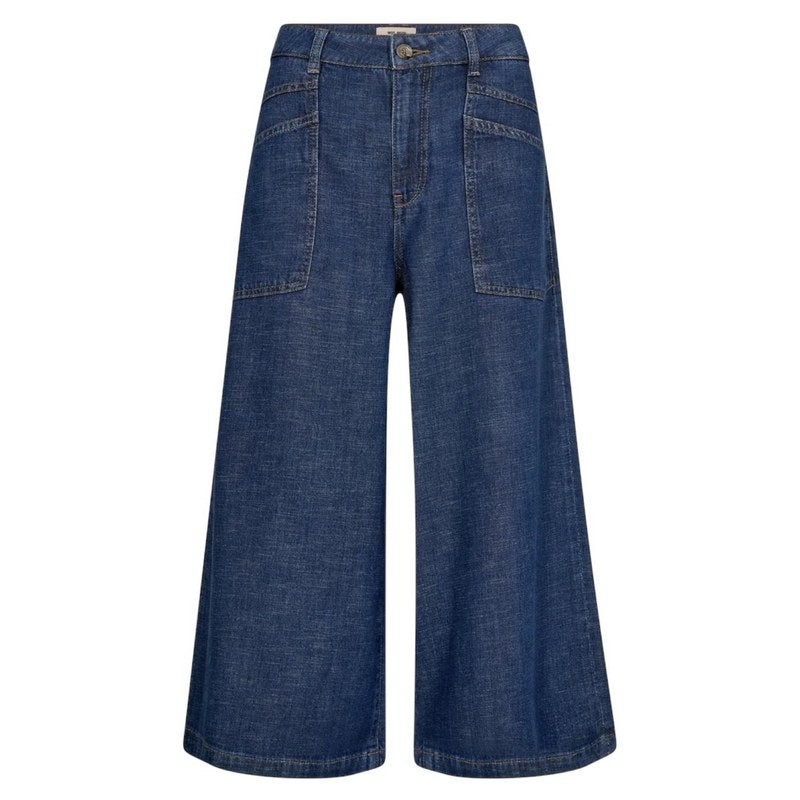 Mos Mosh Clothing Culotte Arge Jeans Dark Blue front