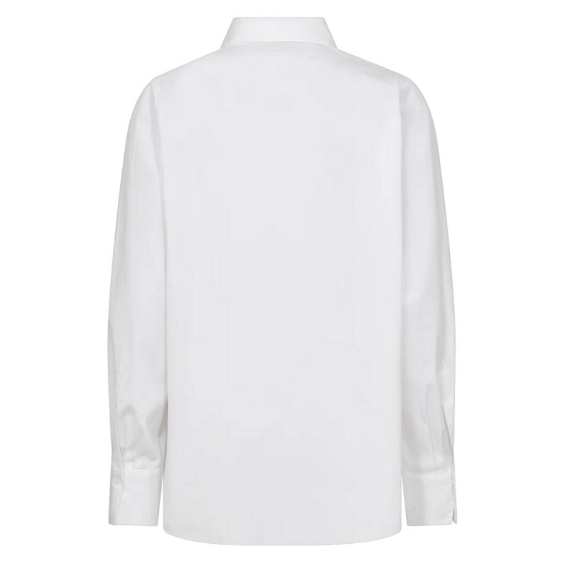 Mos Mosh Clothing Enola Cotton Shirt White rear